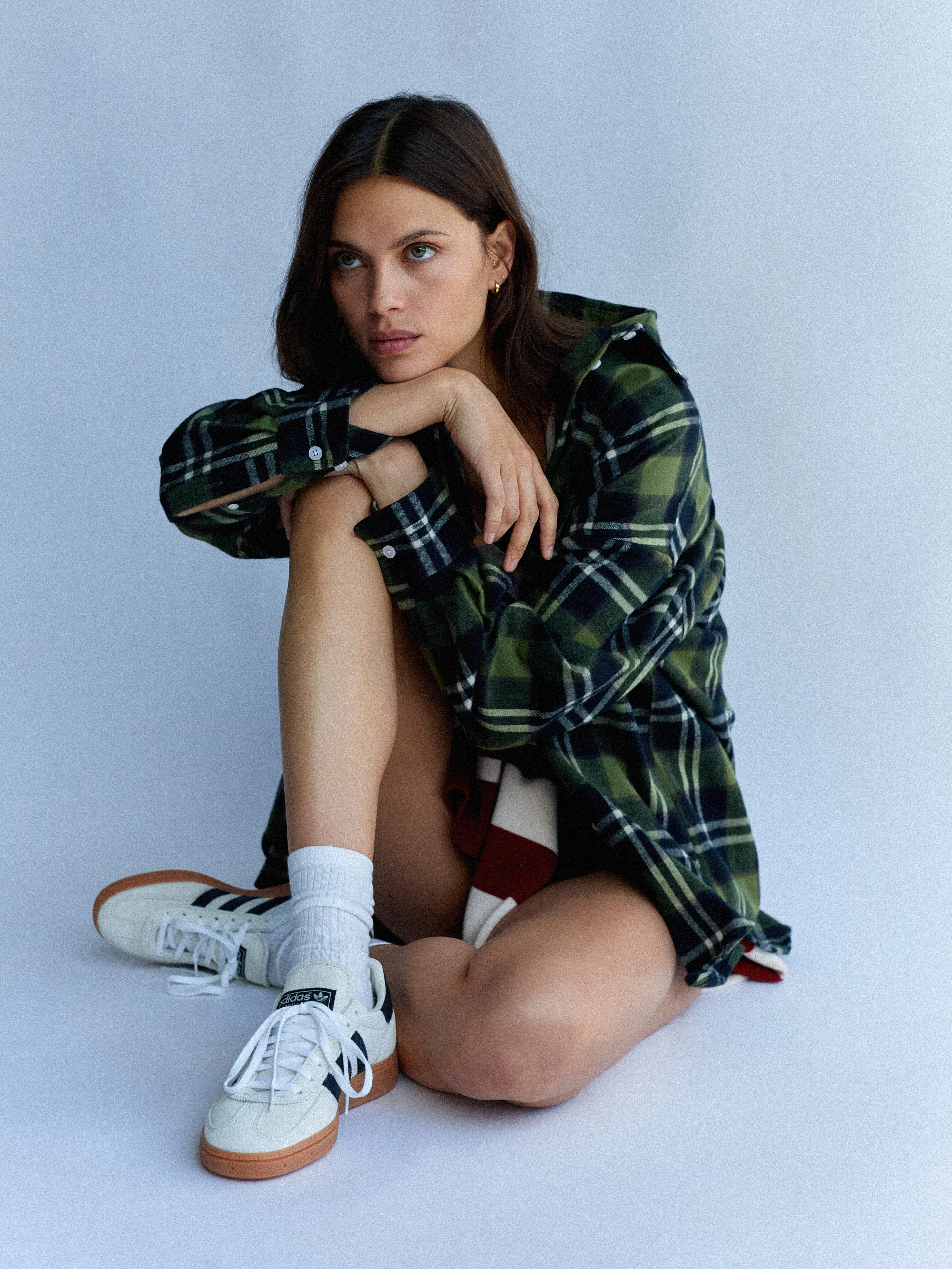 BRAEMAR - Khaki Green Plaid Shirt sold by Yaitte product image thumbnail 2