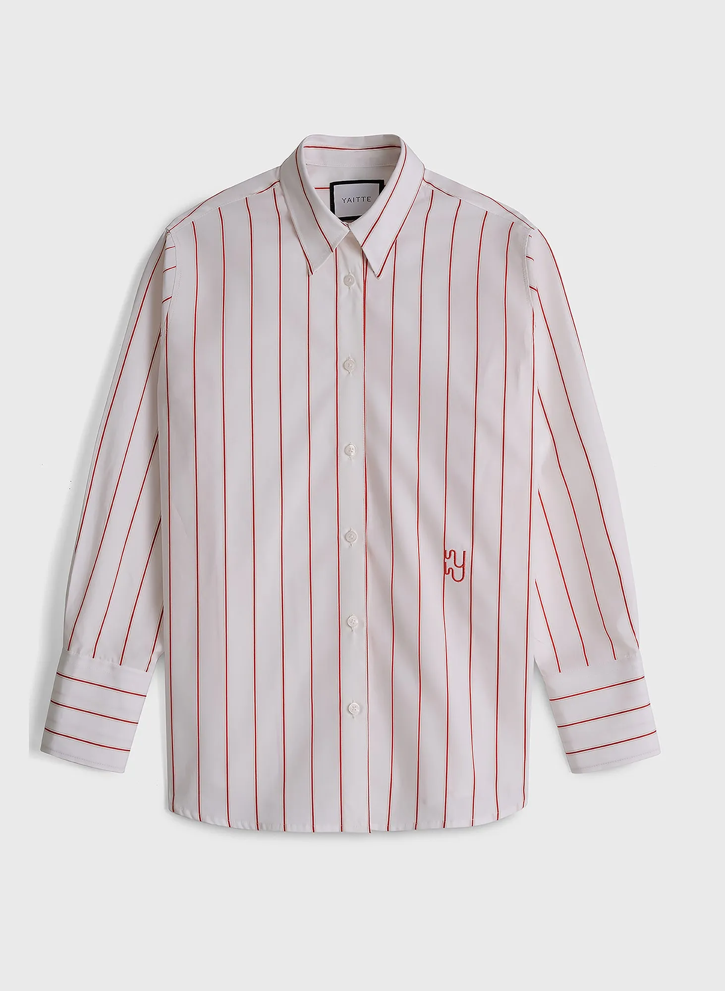 PUGLIA - Red Pinstripe Classic Shirt sold by Yaitte