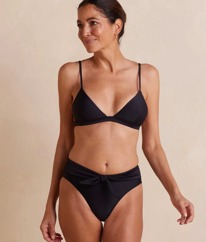 The Tie Belt High Leg Mid Rise Bottom - Main sold by Summersalt