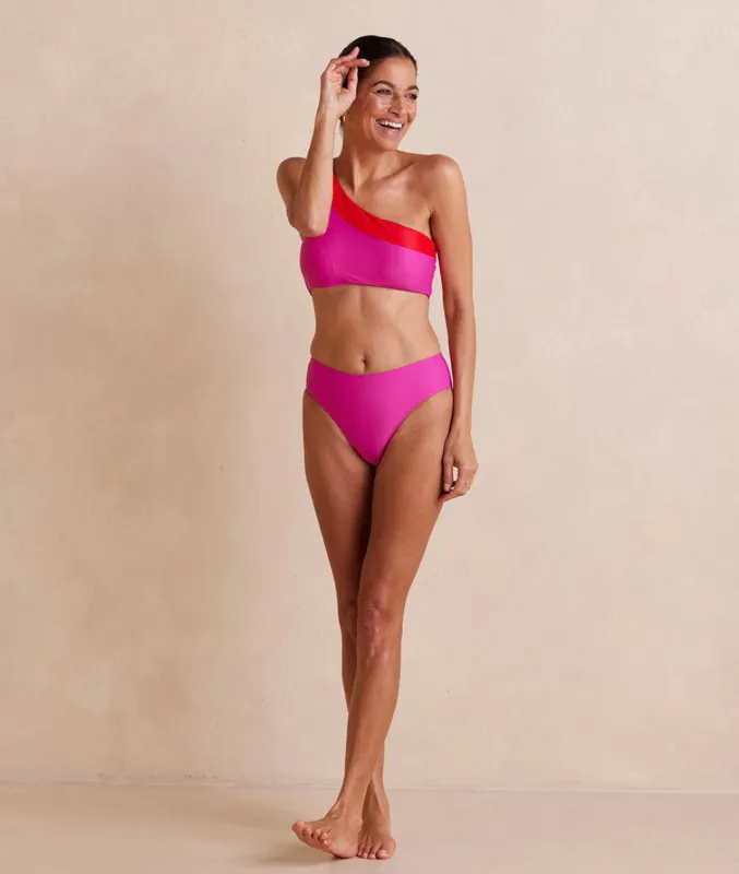 The High Leg Mid Rise Bikini Bottom - Main sold by Summersalt