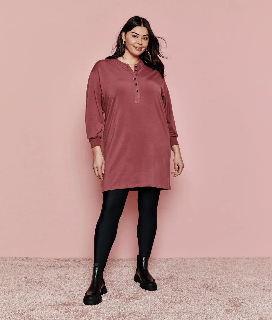 The Softest French Terry Henley Dress - Main sold by Summersalt product image thumbnail 5