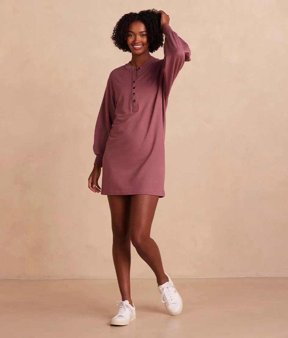The Softest French Terry Henley Dress - Main sold by Summersalt