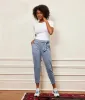 The Softest French Terry Tie-Waist Pant - Slate sold by Summersalt