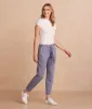 The Softest French Terry Tie-Waist Pant - Slate sold by Summersalt