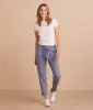 The Softest French Terry Tie-Waist Pant - Slate sold by Summersalt