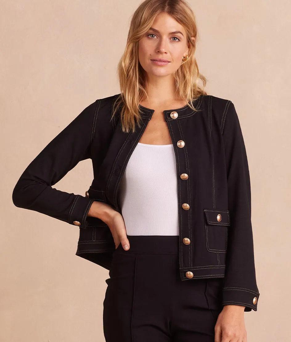 The Icon Ponte Jacket - Main sold by Summersalt