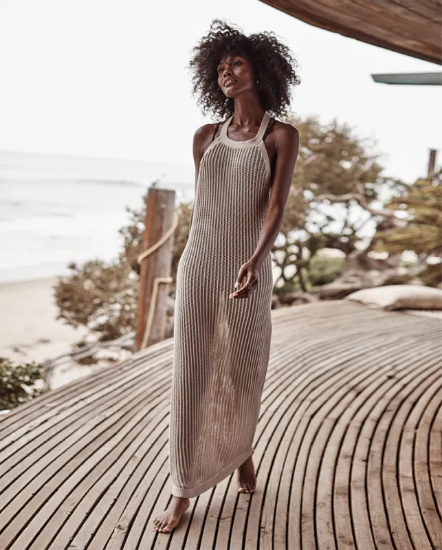 The Crochet Halter Dress - Main sold by Summersalt