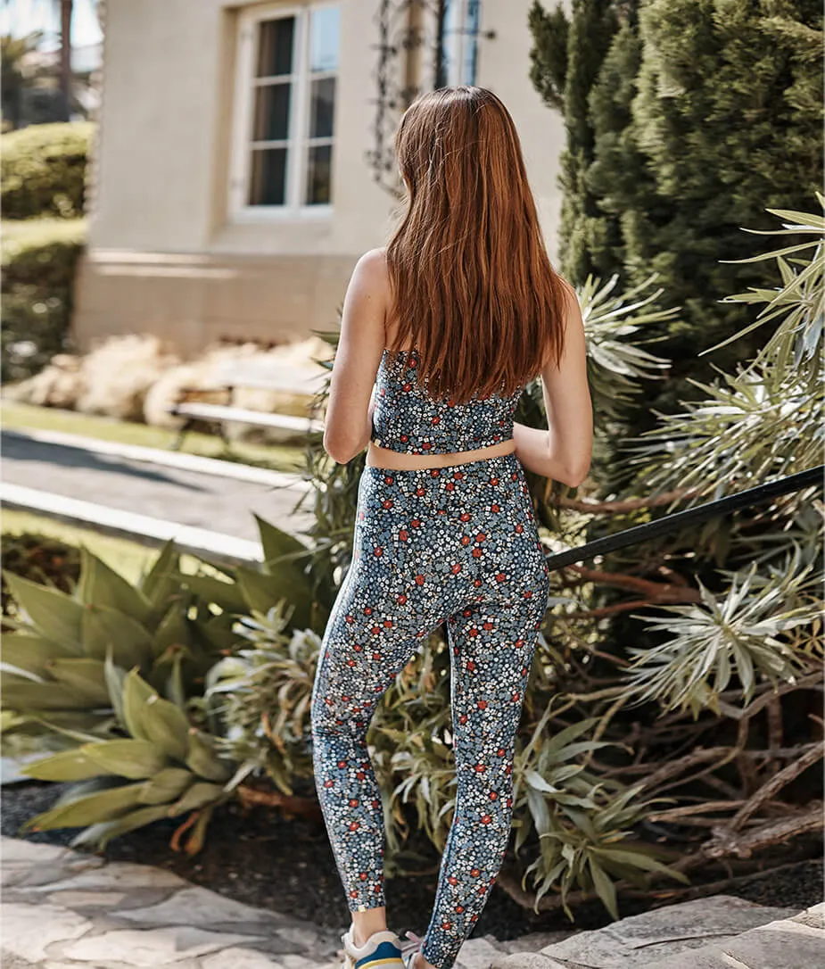 The Do-It-All High Rise Full Length Leggings - Outbloom in Midnight sold by Summersalt product image thumbnail 4