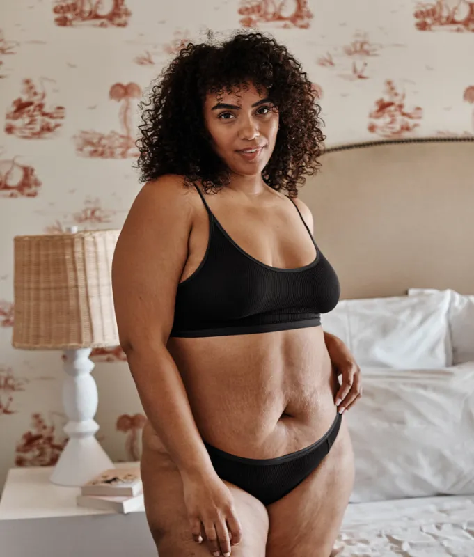 The Feel Free High Rise Brief Underwear - Sea Urchin made by Summersalt