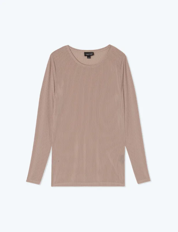 The Feel Free Long Sleeve Base Layer - Latte made by Summersalt