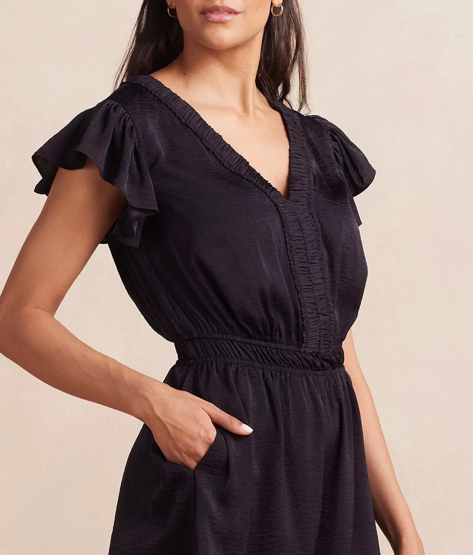 The Silky Luxe Ruffled Romper Cover-Up - Sea Urchin sold by Summersalt product image thumbnail 3