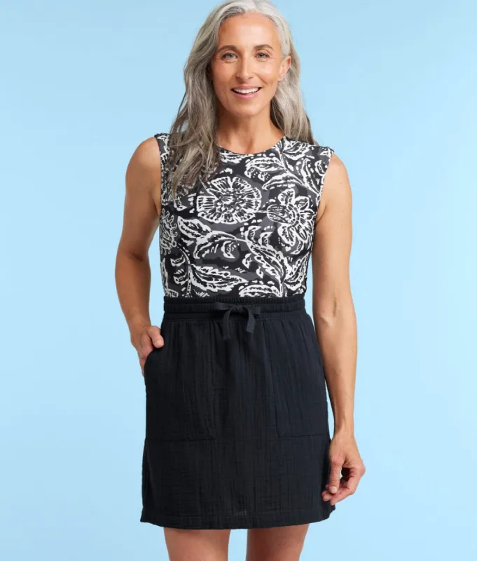 The Cloud Gauze Skirt Cover-Up - Sea Urchin sold by Summersalt