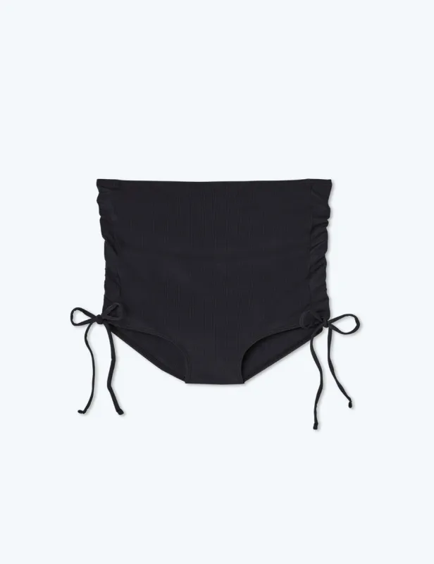 The Maternity Ribbed Cinched High Rise - Sea Urchin sold by Summersalt