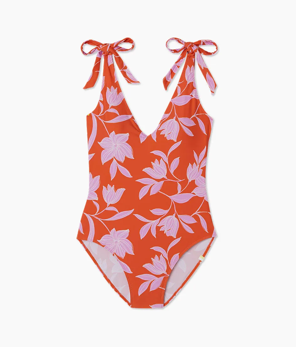 The Tie Backflip - Tiger Lily Sunset sold by Summersalt product image thumbnail 4