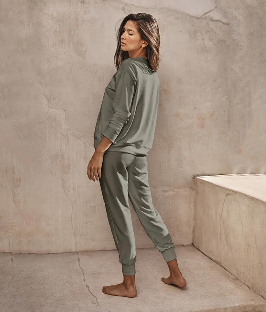 The Softest French Terry Jogger - Agave sold by Summersalt product image thumbnail 3