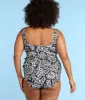 The High Leg High Rise Bottom - Batik in Sea Urchin & White Sand sold by Summersalt