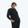 The Softest French Terry Puff Sleeve Pullover - Sea Urchin sold by Summersalt