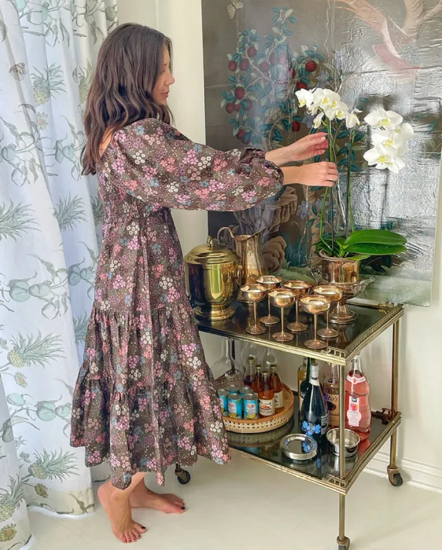 The Tiered Puff Sleeve Dress - Main sold by Summersalt