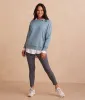 The Brushed High Rise Full Length Leggings - Smoke sold by Summersalt