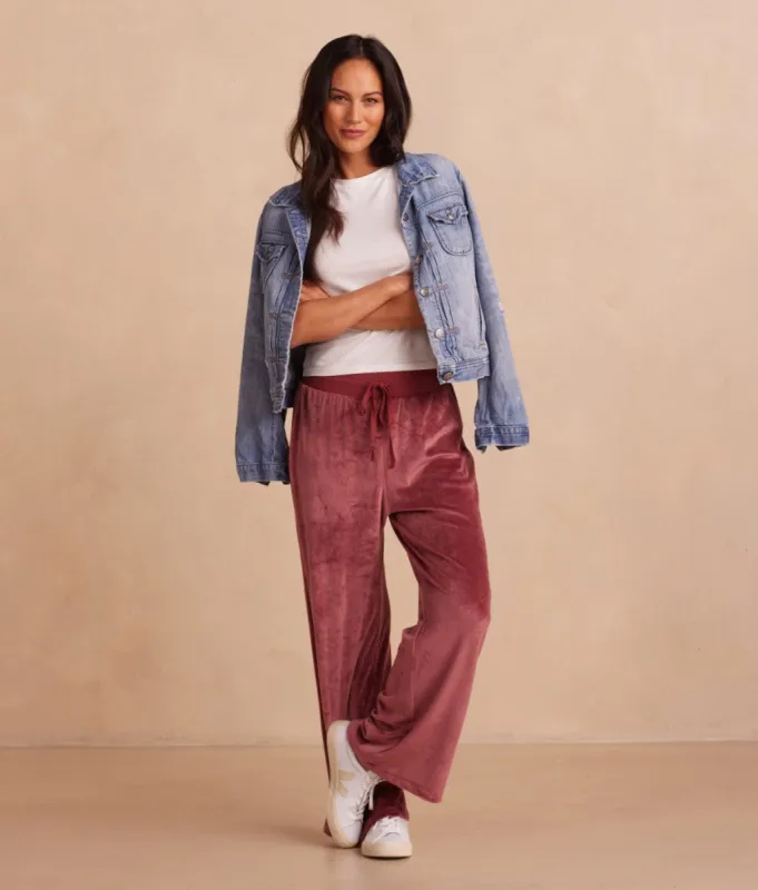 The Plush Velour Lounge Pant - Main sold by Summersalt