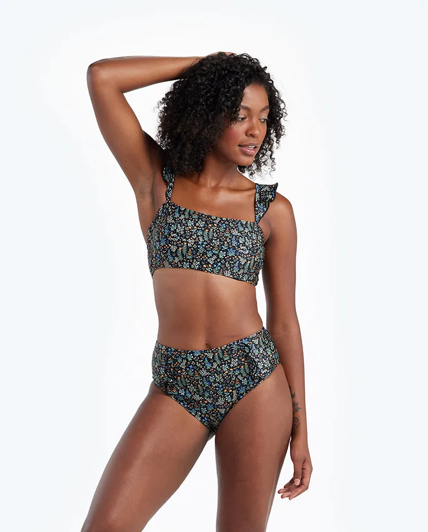 The Ruffle High Leg High Rise Bikini Bottom - Menagerie sold by Summersalt product image thumbnail 3