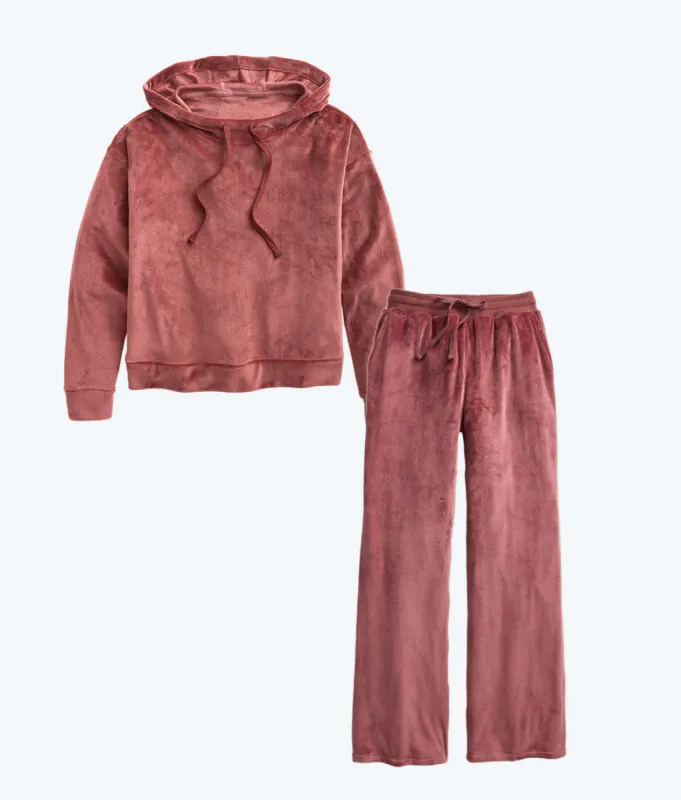 The Plush Velour Hoodie & Lounge Pant Bundle sold by Summersalt