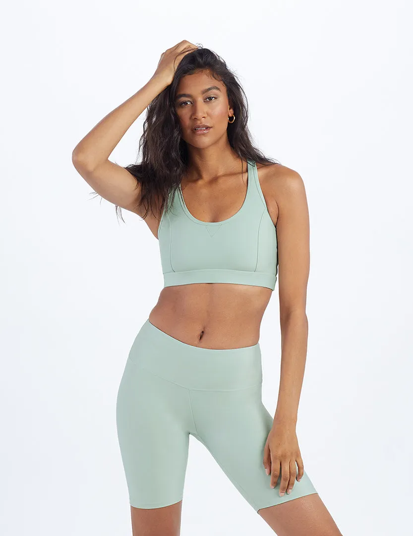The Midi Sports Bra - Sage sold by Summersalt
