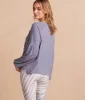 The Softest French Terry Boatneck Pullover - Slate sold by Summersalt