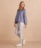The Softest French Terry Boatneck Pullover - Slate sold by Summersalt