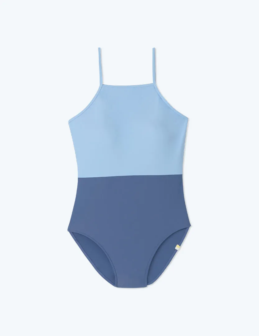 The High Neck One-Piece - Sky & Blue Mountain sold by Summersalt product image thumbnail 4