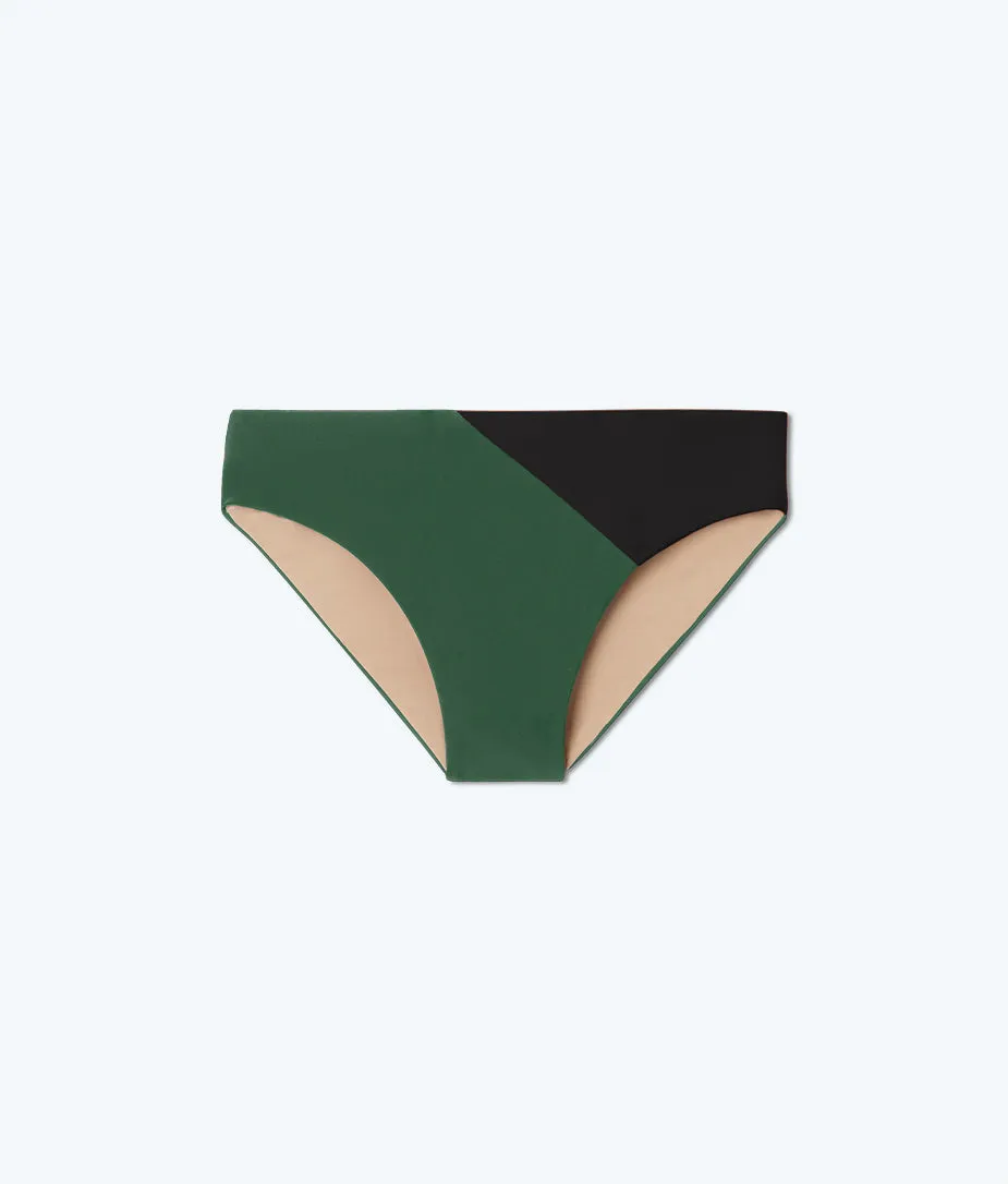 The Diagonal Mid Rise Bottom - Olive & Sea Urchin sold by Summersalt product image thumbnail 5