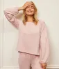 The Softest French Terry Boatneck Pullover - Petal sold by Summersalt