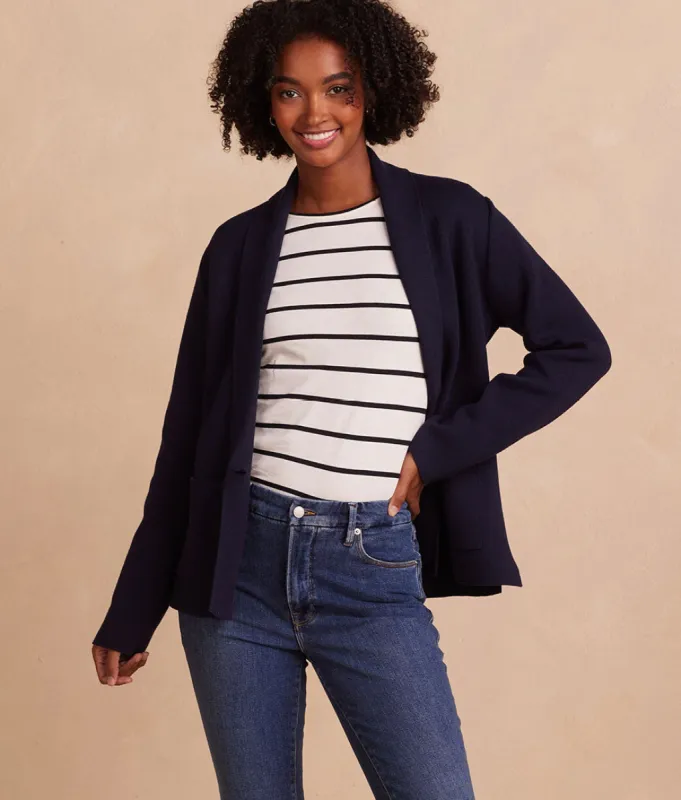 The Ribbed Sweater Blazer - Main sold by Summersalt