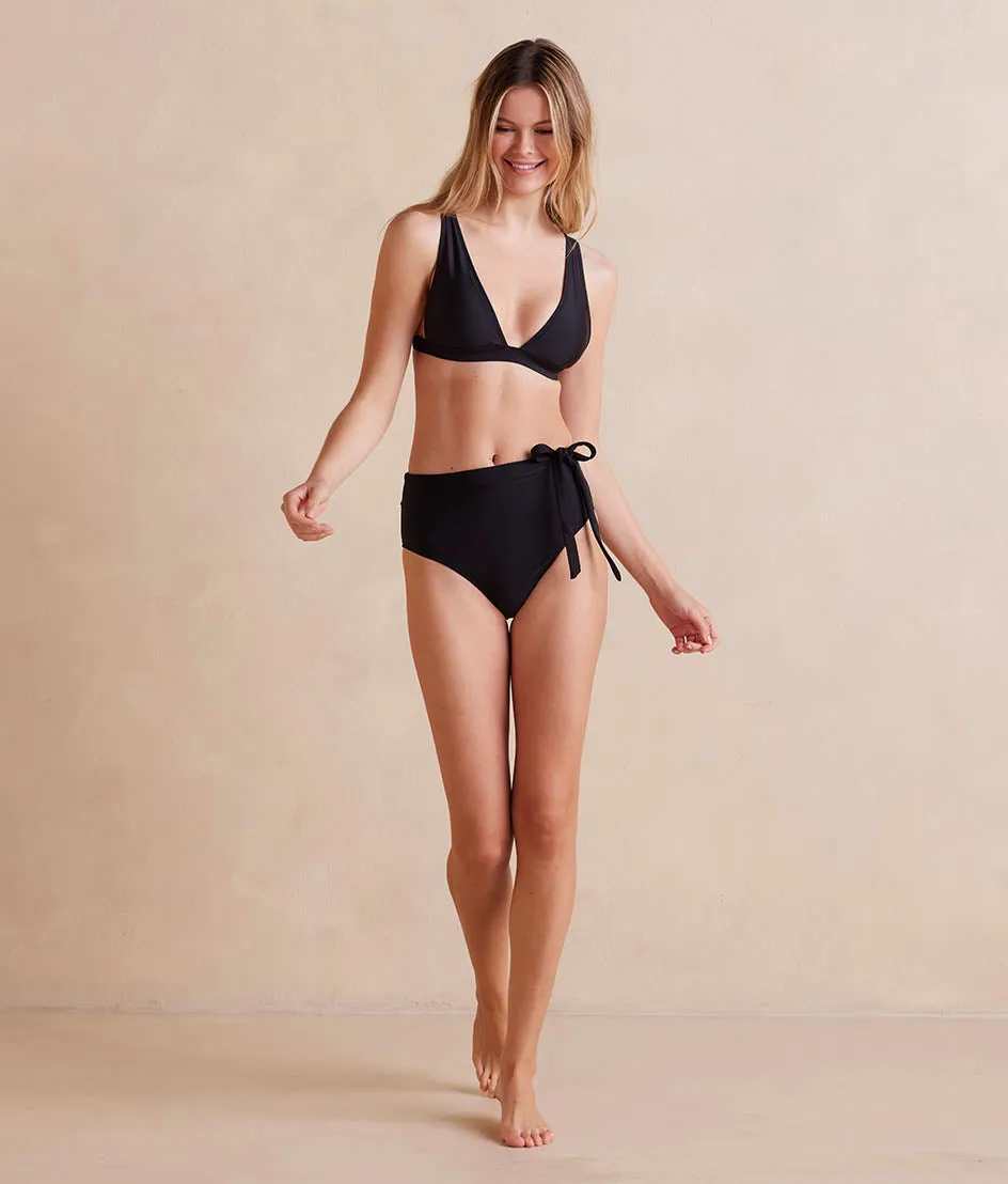 The Side-Tie High Leg High Rise Bottoms - Sea Urchin sold by Summersalt product image thumbnail 4