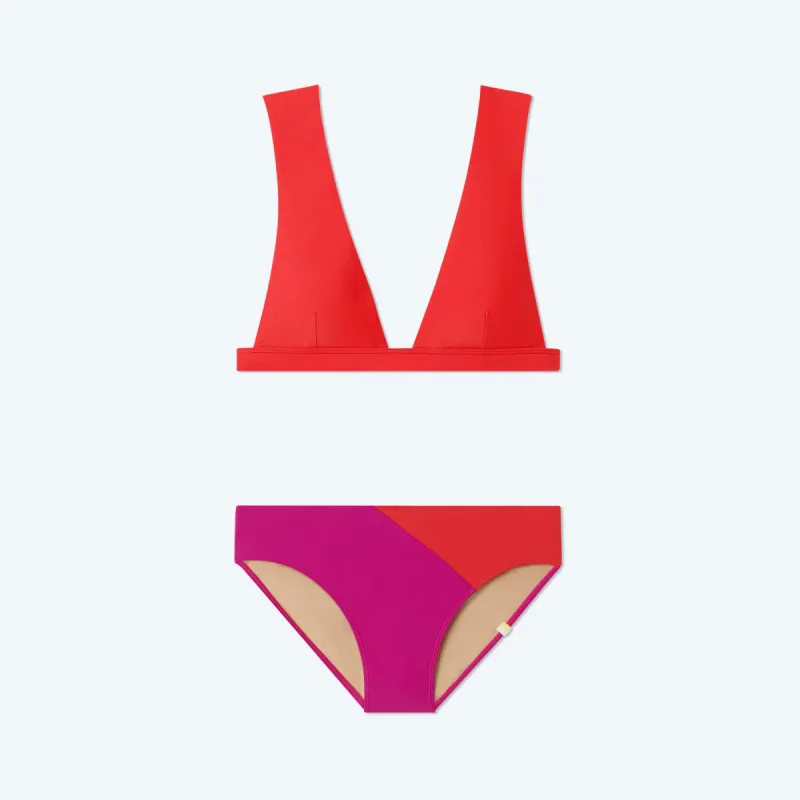 The Grapefruit Plunge Bikini Bundle sold by Summersalt