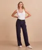 The Classic Pleat Straight Leg Trouser Pant - Main sold by Summersalt