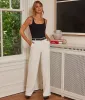 The Classic Pleat Straight Leg Trouser Pant - Main sold by Summersalt