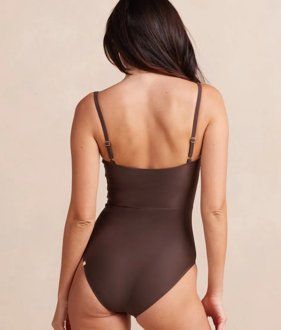 The Seascape Sweetheart One Piece - Mocha sold by Summersalt product image thumbnail 3