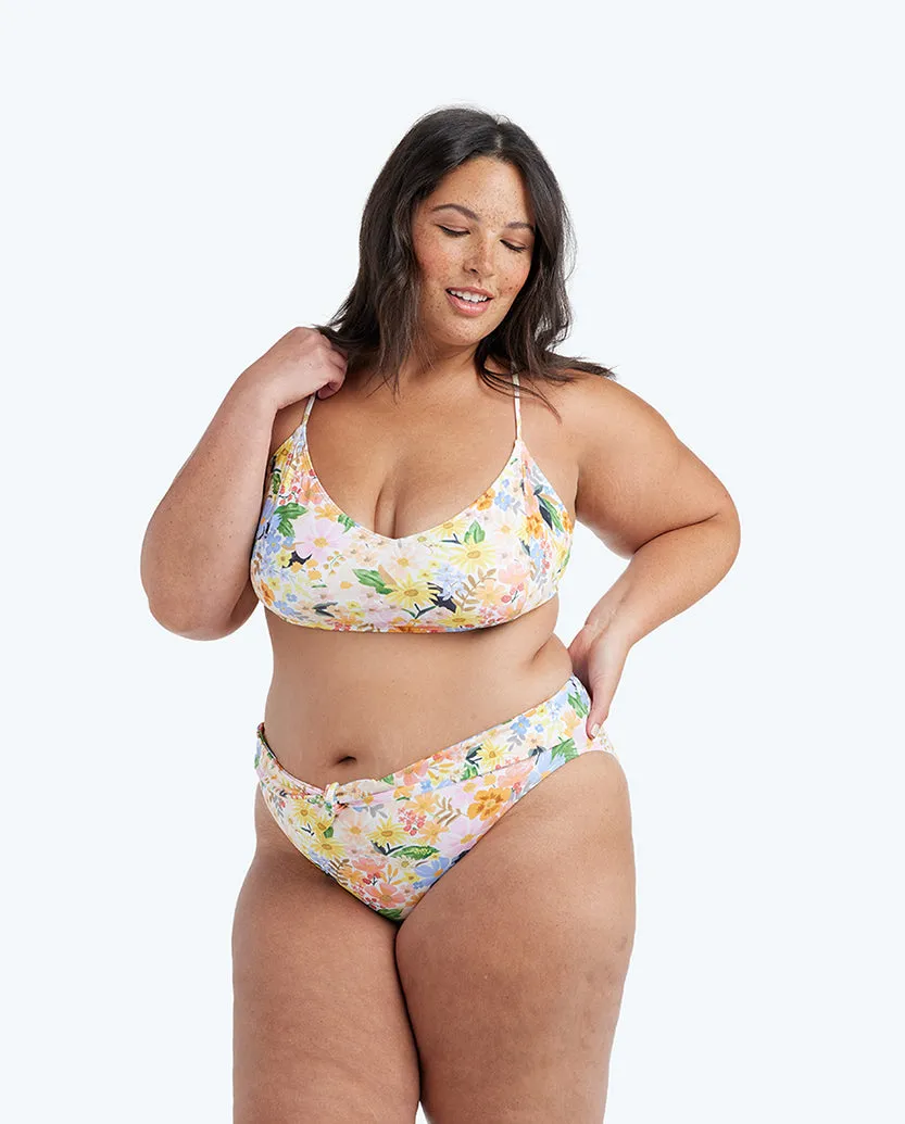 The Tie Belt High Leg Mid Rise Bottom - Marguerite sold by Summersalt product image thumbnail 3