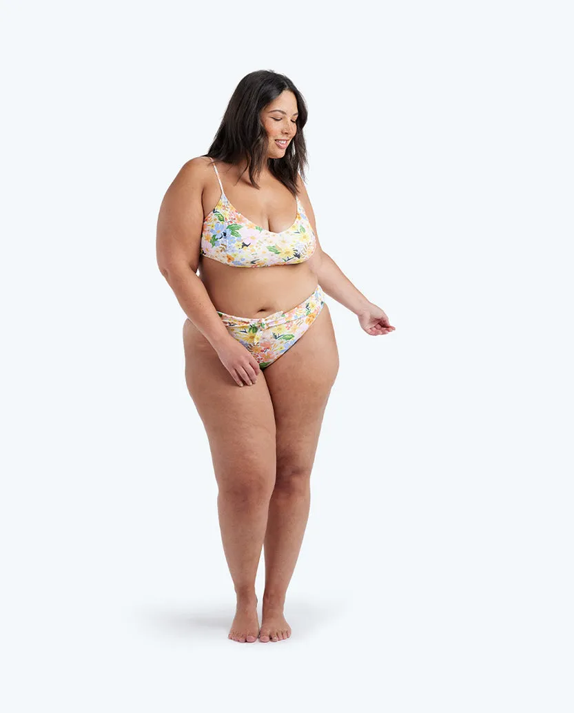 The Tie Belt High Leg Mid Rise Bottom - Marguerite sold by Summersalt product image thumbnail 5