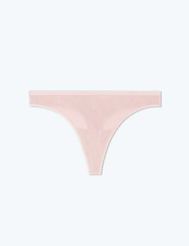 The Feel Free Thong Underwear - Quartz sold by Summersalt