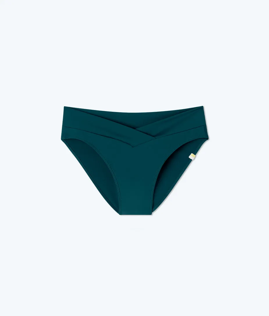 The V-Front Low Rise Bikini Bottom - Seaweed sold by Summersalt product image thumbnail 5