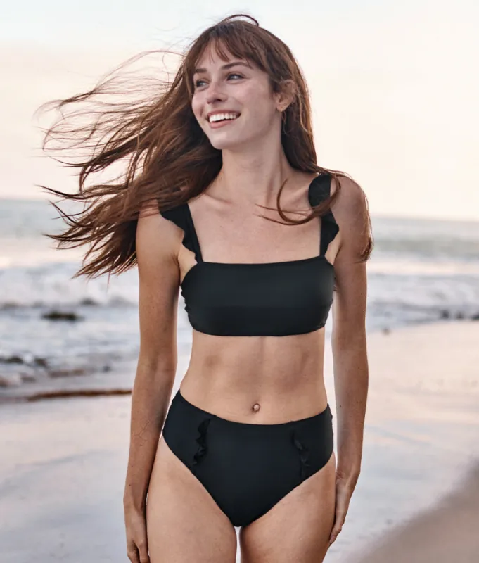 The Ruffle Oasis Bikini Top - Main sold by Summersalt
