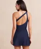The Ruched Swim Skirt - Deep Sea sold by Summersalt