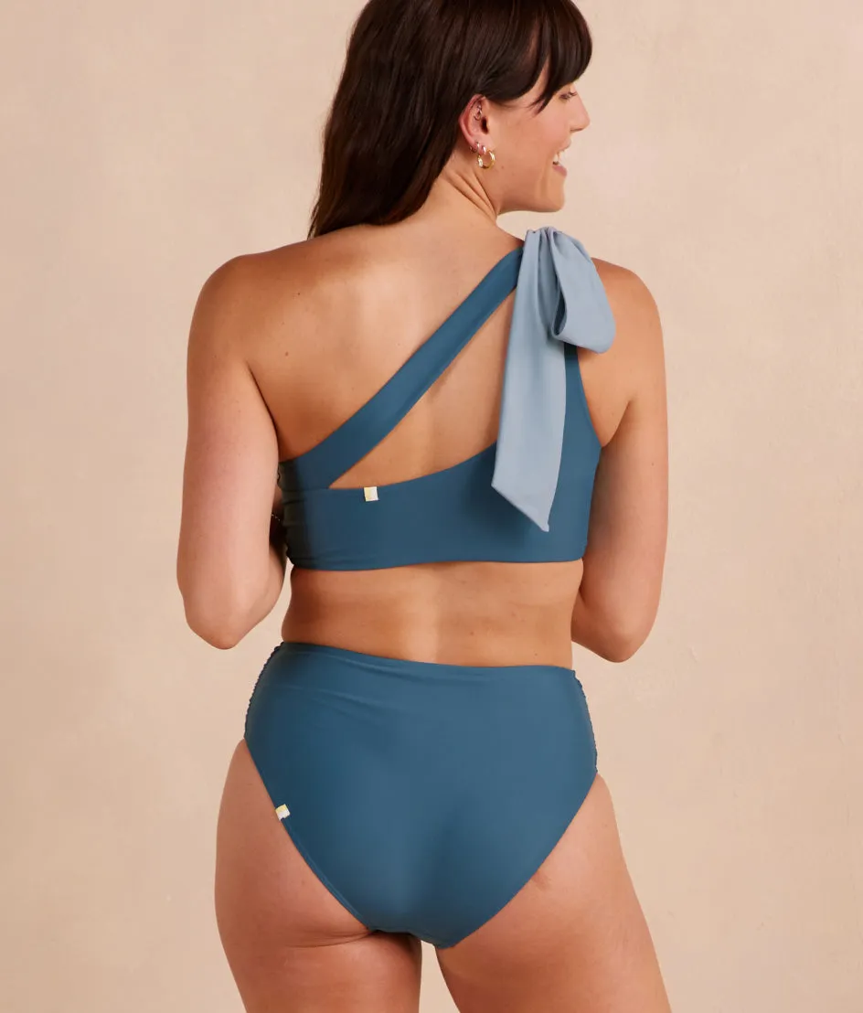 The Ruched High Leg High Rise Bottom - Bay sold by Summersalt product image thumbnail 2