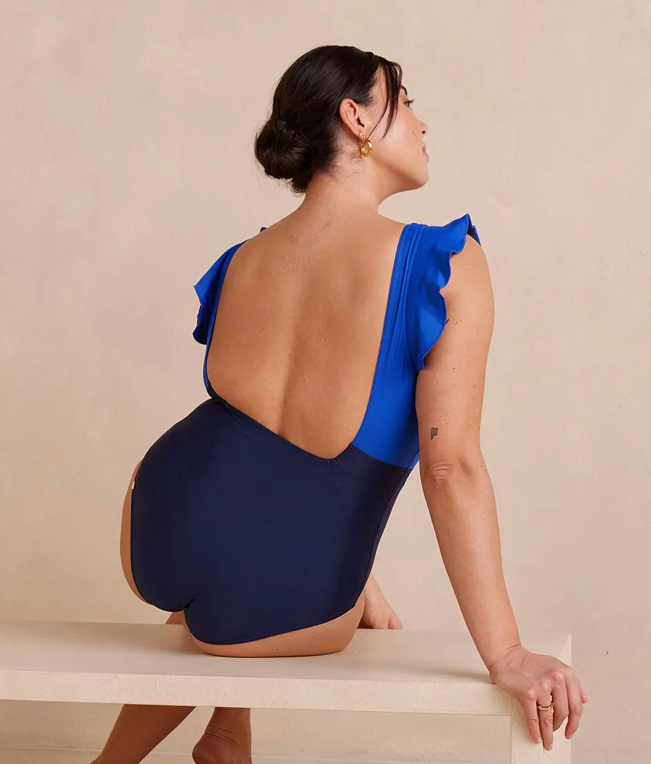 The Ruffle Backflip - Lapis & Deep Sea sold by Summersalt product image thumbnail 3