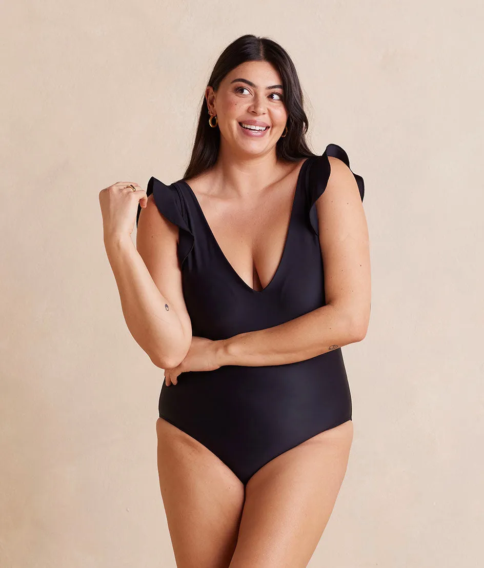 The Long Torso Ruffle Backflip - Sea Urchin sold by Summersalt