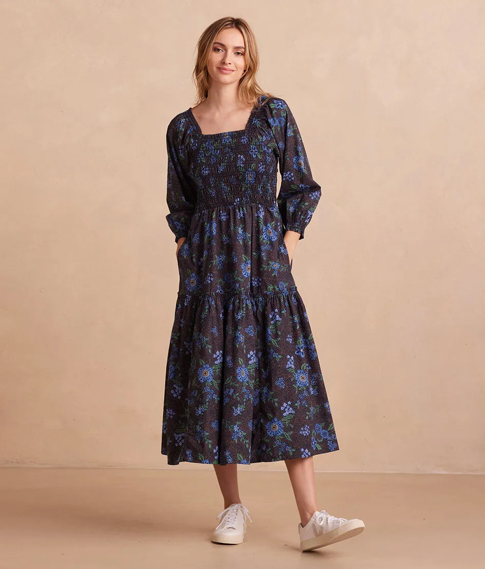 The Countryside Poplin Smocked Midi Dress - Main sold by Summersalt product image thumbnail 2