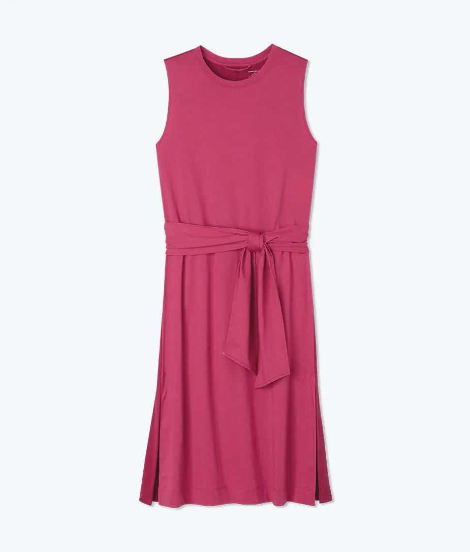 The Luxe Pima Belted Midi Dress - Punch & Currant sold by Summersalt product image thumbnail 5