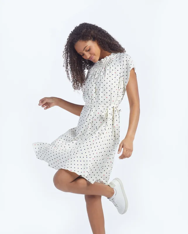 The Silky Flutter Sleeve Dress - Main sold by Summersalt